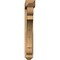 Ekena Millwork Olympic Arts and Crafts Rough Sawn Bracket w/ Offset Brace, Western Red Cedar, 6"W x 34"D x 40"H BKT0604X34X40OLY03RWR - alternate 3